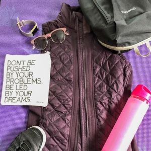 Athlete eggplant colored vest